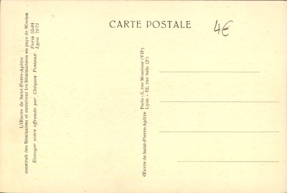 Postcard Lano, French overseas territory of Wallis and Futuna, Uvea Island, Une Case Indigène