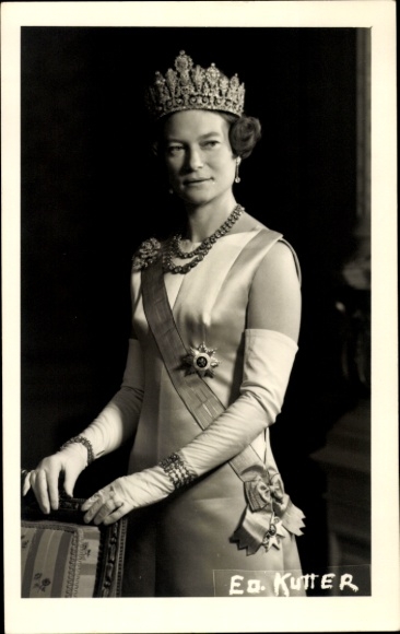 Ak Joséphine Charlotte von Belgien, Großherzogin von Luxemburg, Portrait