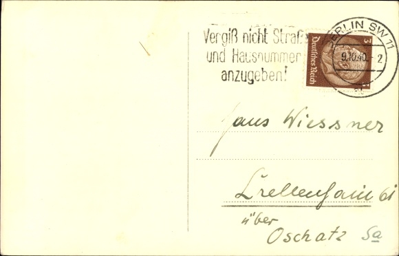 Postcard actor Hans Söhnker, Ross Verlag A 2700 1, portrait, ring, autograph
