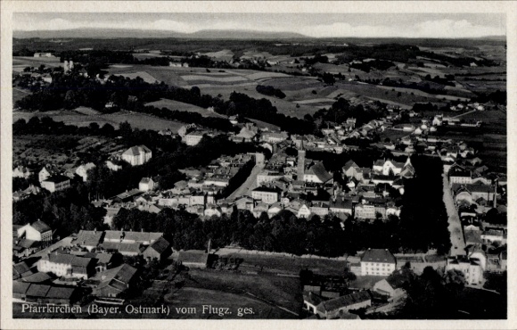 Photo Pfarrkirchen in Lower Bavaria, aerial photograph