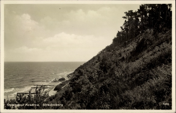 Postcard Ostseebad Koserow on Usedom, Streckelberg