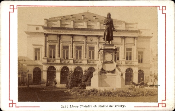 foto Luik Luik Wallonië, Theater et Statue de Gretry