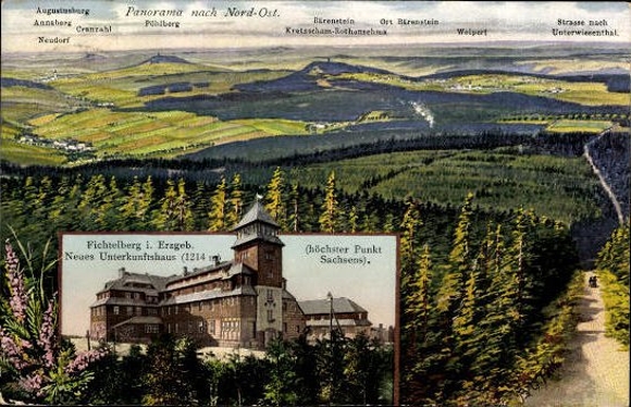 10 alte Ansichtskarten Oberwiesenthal im Erzgebirge Sachsen, Diverse Ansichten