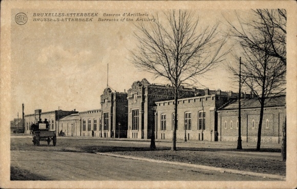 Postcard Etterbeek Brussels Brussels, Artillery Barracks