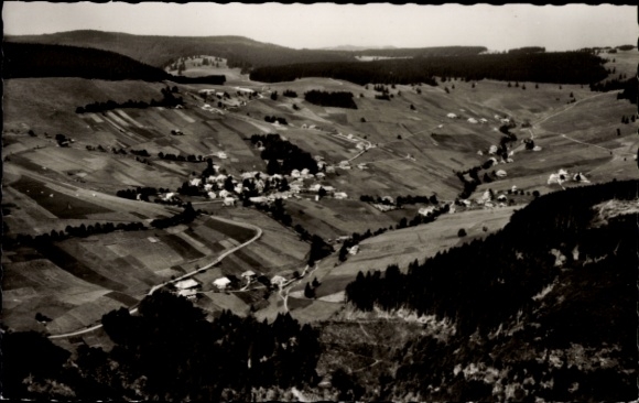 Postcard Todtnauberg Todtnau in the Black Forest, landscape photo, mountain health resort, winter sports area, Ho