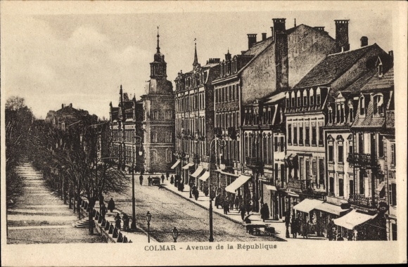 Postcard Colmar Kolmar Alsace Haut Rhin