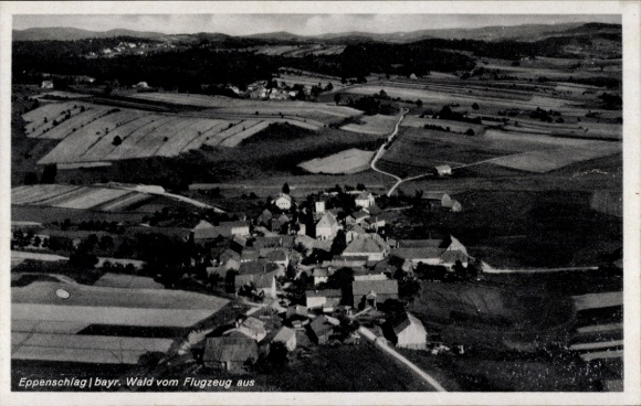 Ansichtkaart Eppenschlag Beierse Woud Neder-Beieren, luchtfoto