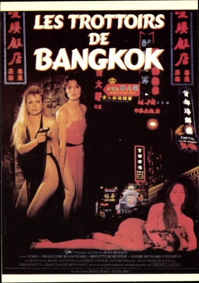 Ak Actrice Françoise Blanchard, Actrice Yoko, Film les Trottoirs de Bangkok