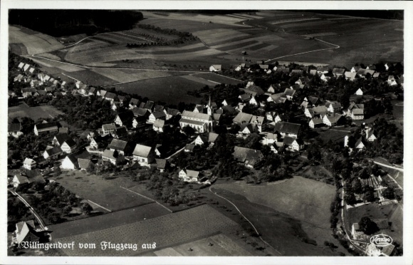 Ak Villingendorf bei Rottweil, Fliegeraufnahme