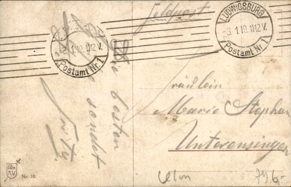 Artist Postcard Boettcher, Hans, On the Swabian Railway, Steam Locomotive, Billy Goat