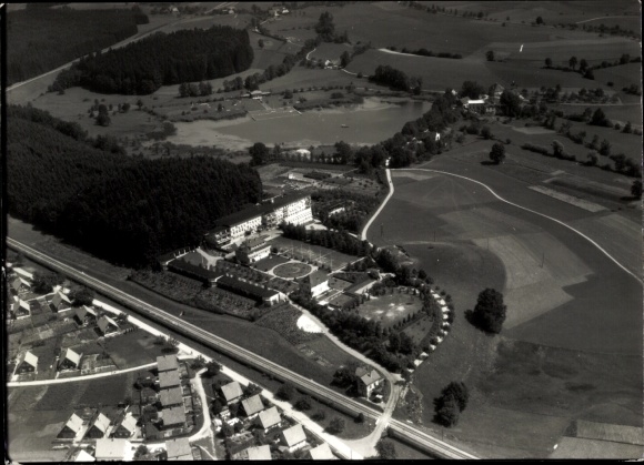 Postcard aerial photograph