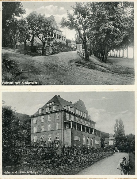 14 PCs in an envelope, Bad Pyrmont in Lower Saxony, Bad Kinderkuranstalt Sonnenhof