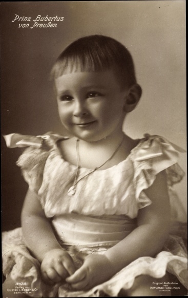 Postcard Prince Hubertus of Prussia, child portrait, Liersch 3438