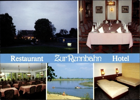 Ak Stove Drage an der Elbe, Hotel Zur Rennbahn