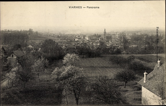 Ak Viarmes Val-d´Oise, Panorama