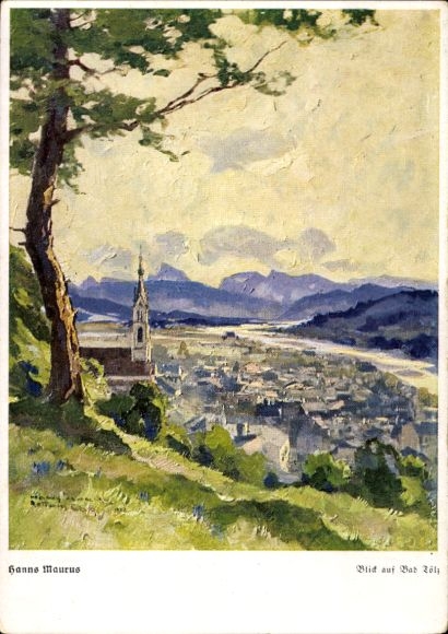 Artist Postcard Maurus, Hanns, Bad Tölz