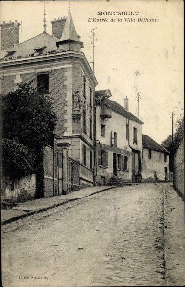 Ak Montsoult Val-d’Oise, L'Entree de la Villa Bethanie