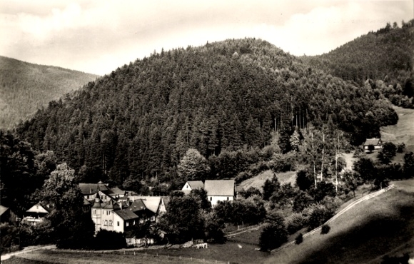 Ak Bockschmiede Döschnitz in Thüringen, Gesamtansicht