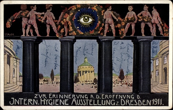 KP artysty Gerler, Drezno, Międzynarodowa Wystawa Higieny 1911