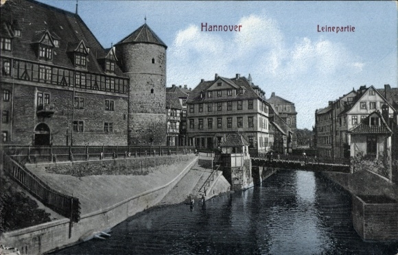 Ak Hannover in Niedersachsen, Leinepartie