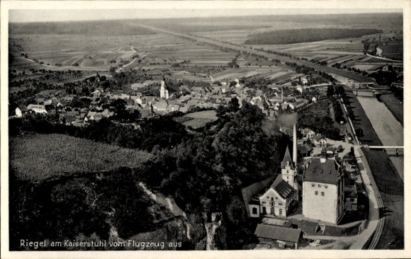 KP Riegel am Kaiserstuhl, zdjęcie lotnicze
