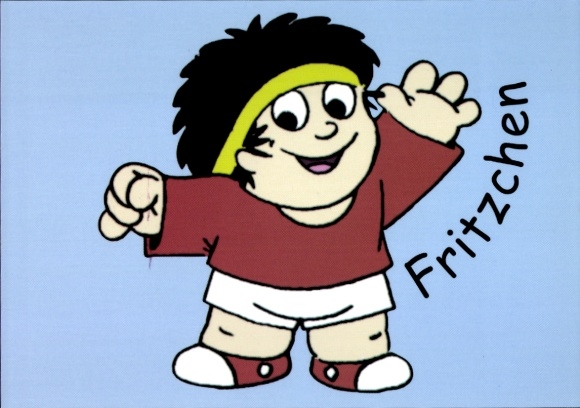 Postcard Mainzelmännchen, Fritzchen
