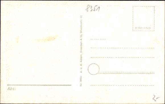 Postcard Helmsdorf Stolpen in Saxony, craftsmen&#39;s home and training workshop