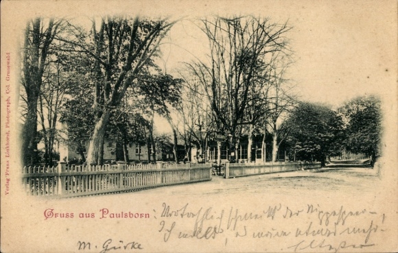 Postcard Berlin Zehlendorf Dahlem, Paulsborn