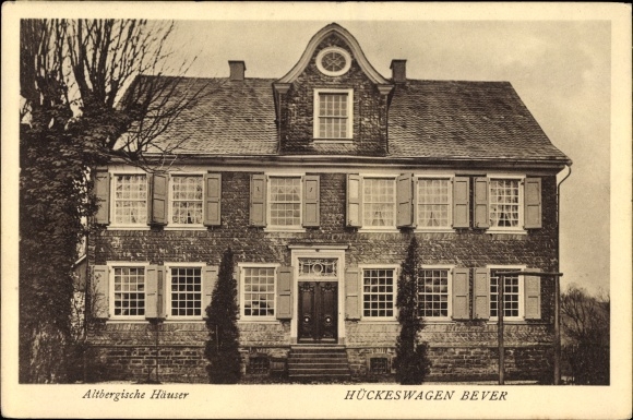 Postcard Hückeswagen in the Oberberg district, Altberg houses