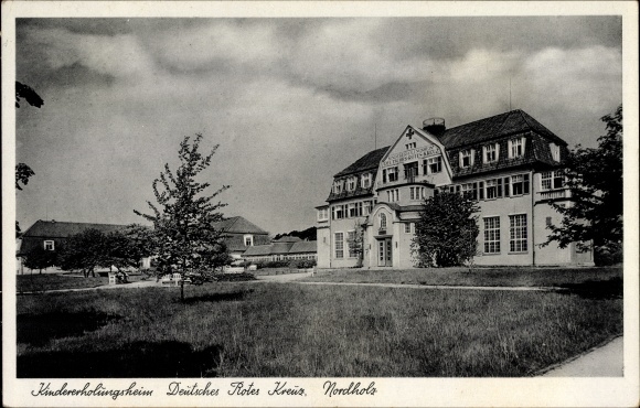 Ak Nordholz Wurster Nordseeküste Landkreis Cuxhaven, Kindererholungsheim Deutsches Rotes Kreuz