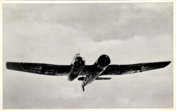 Photo Postcard Luftwaffe, Blohm and Voss BV 141 for special purposes, military aircraft
