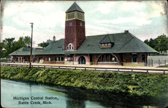 Ak Battle Creek Michigan VS, Centraal Station Michigan