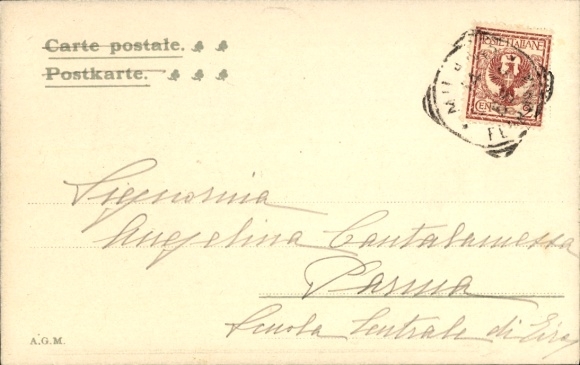 Postcard Lüshunkou Port Arthur Dalian China, Russian on bicycle, Russo-Japanese War