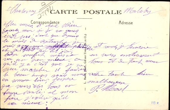 Postcard Chatenay Hauts-de-Seine, Les Pepinieres Croux, Les Glycines