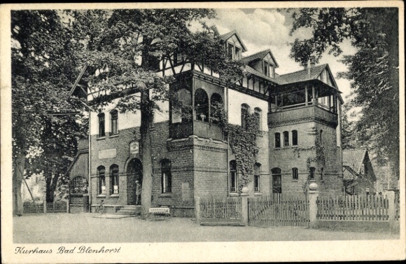 Postcard Bad Blenhorst Balge in Lower Saxony, Kurhaus Bad Blenhorst