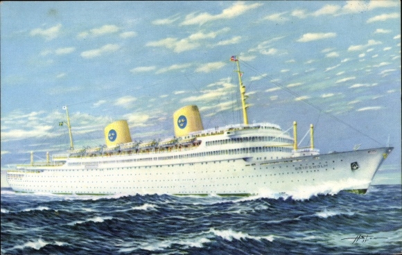 Artist PC MS Gripsholm, Swedish American Line