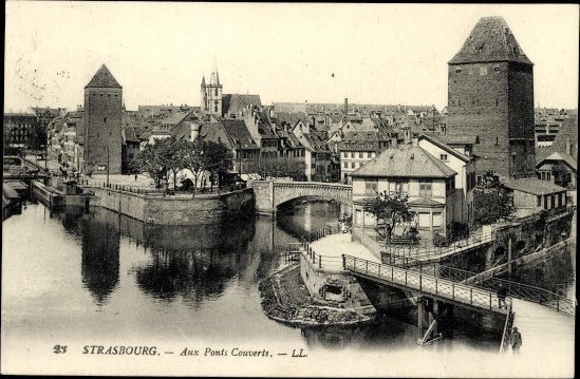 9 Ak, Strasbourg Straßburg Elsass, diverse Ansichten