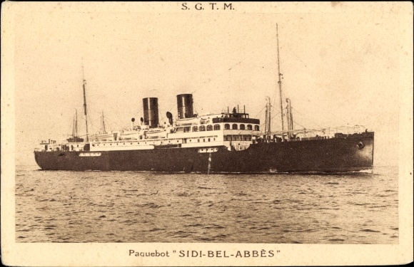 Ak SGTM stoomboot Sidi Bel Abbès, stuurboord