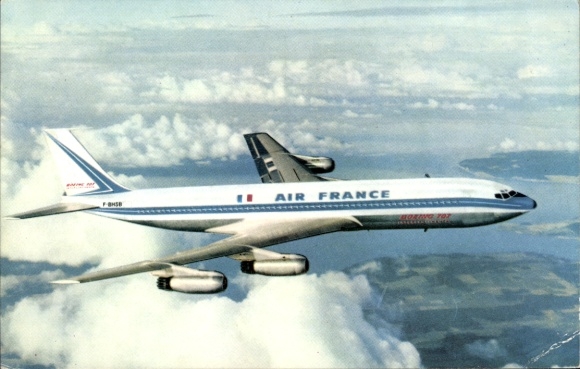 Samolot pasażerski KP French Air France, Boeing 707 Intercontinental, F-BHSB