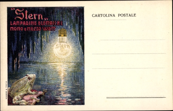 Artist PC Stern Lampadine Elettriche, light bulb, advertisement, frog