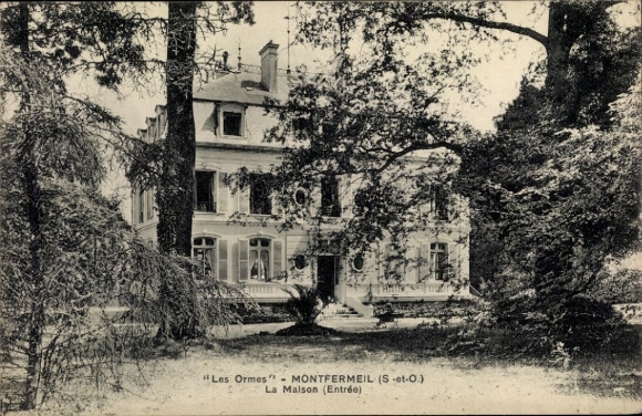 Ak Montfermeil Seine Saint Denis, "Les Ormes", Herrenhaus