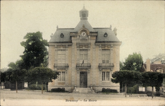 Ak Brunoy Essonne,  La Mairie