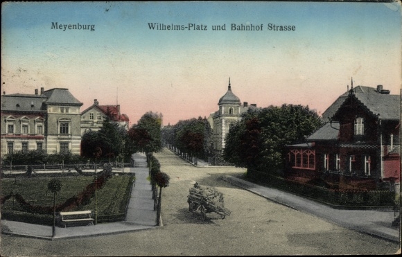 PC Meyenburg in Prignitz, Wilhelmsplatz, Bahnhofstrasse