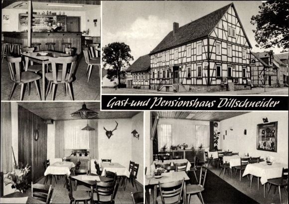 PC Breuna in northern Hesse, guest and pension house Dillschneider, exterior view, interior view