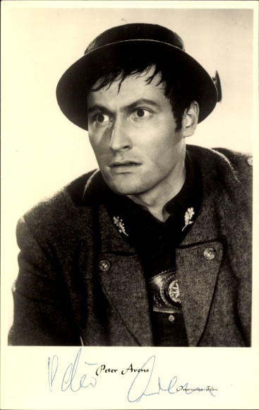 Foto Ak Schauspieler Peter Arens, Portrait, Autogramm