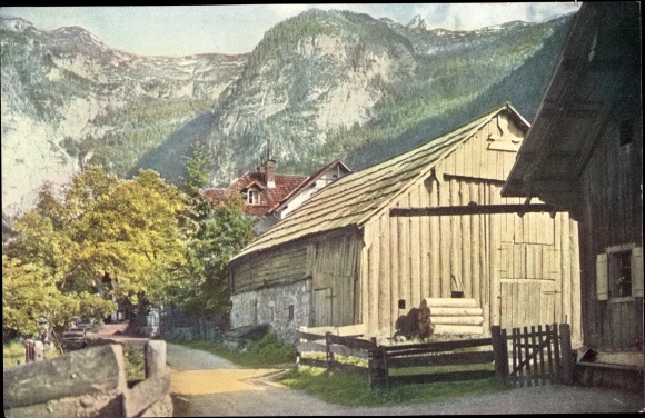 PC Obertraun Upper Austria, village motif