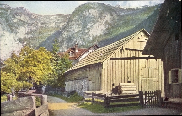 PC Obertraun Upper Austria, village motif