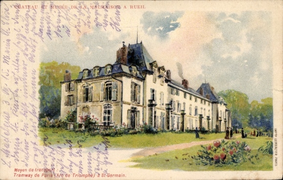Künstler Ak Rueil Hauts-de-Seine, Chateau et Musee de la Malmaison a Rueil