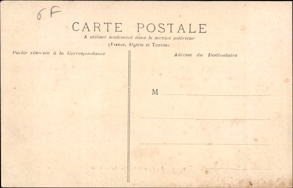 Postcard Caen Calvados, Saint Martin train station
