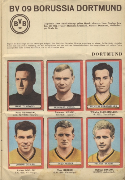Football album collector's picture album Otto Sicker Verlag, Wiesbaden 1963/64
